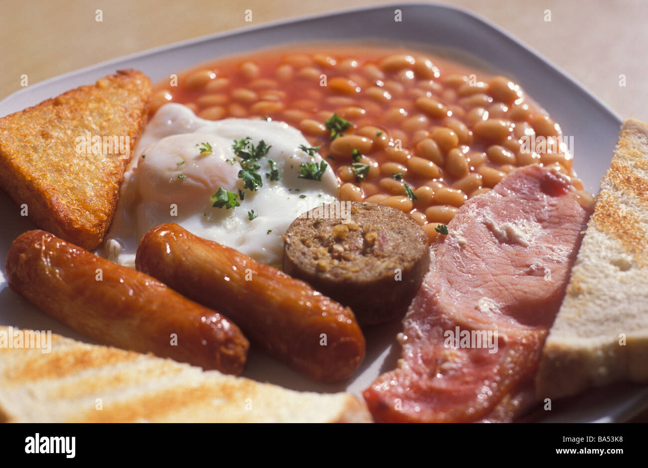 Beans, Egg, Ham, Bacon, Sausage, Toast, Full Irish Breakfast, Dublin
