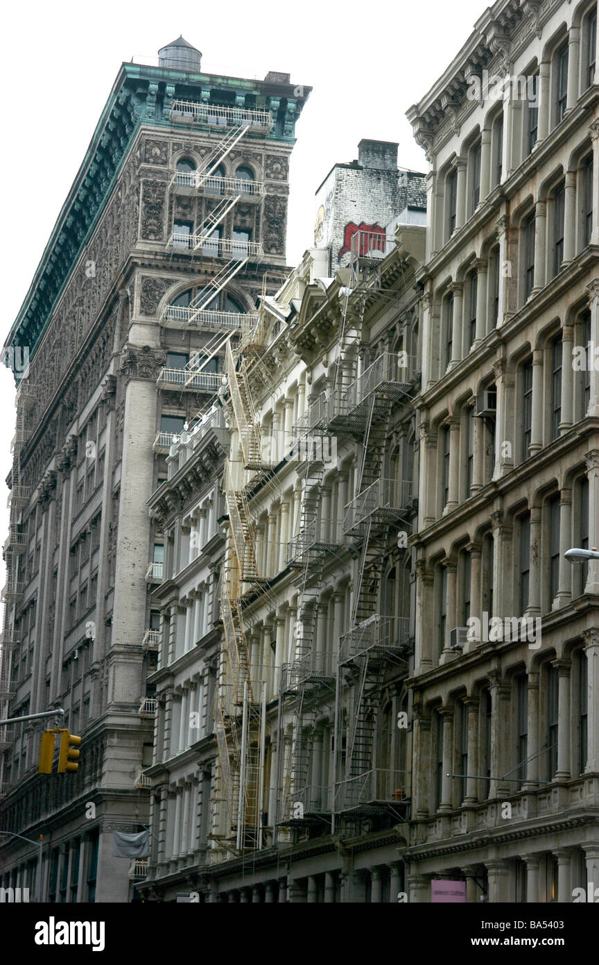 New York High rise buildings for both business and apartments in Manhattan NY New York USA Stock