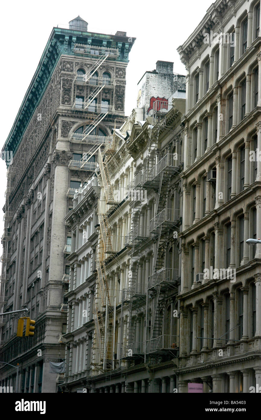 New York High rise buildings for both business and apartments in Manhattan NY New York USA Stock Photo