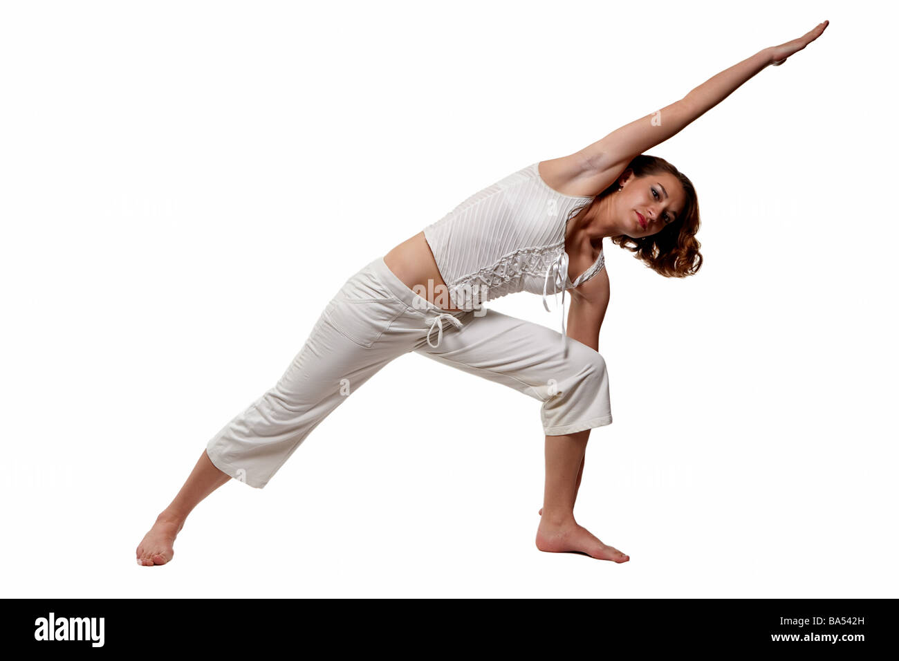 Fitness stretching workout attractive Cut Out Stock Images & Pictures ...