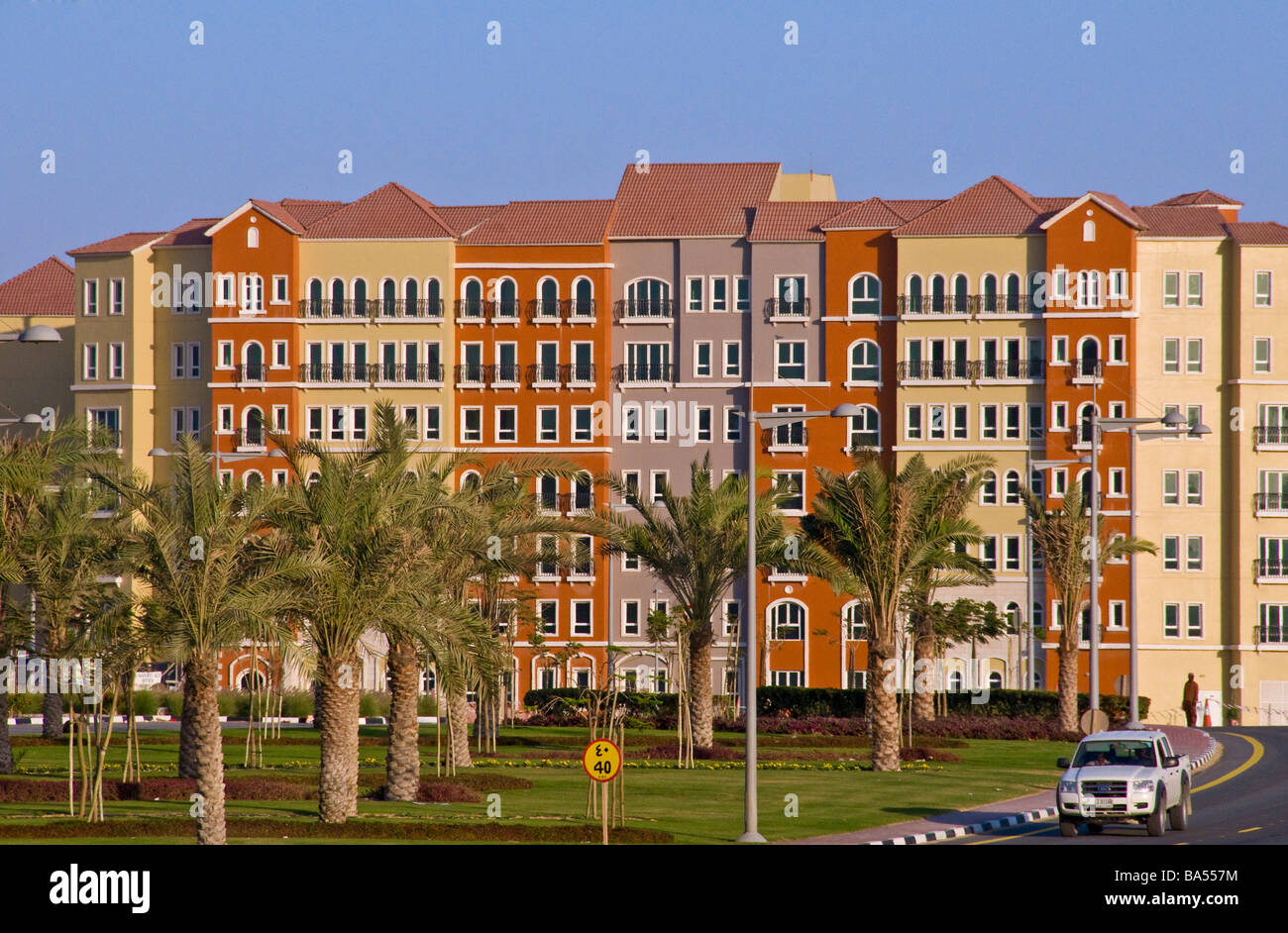 Brand New discovery gardens residential community Dubai Stock Photo