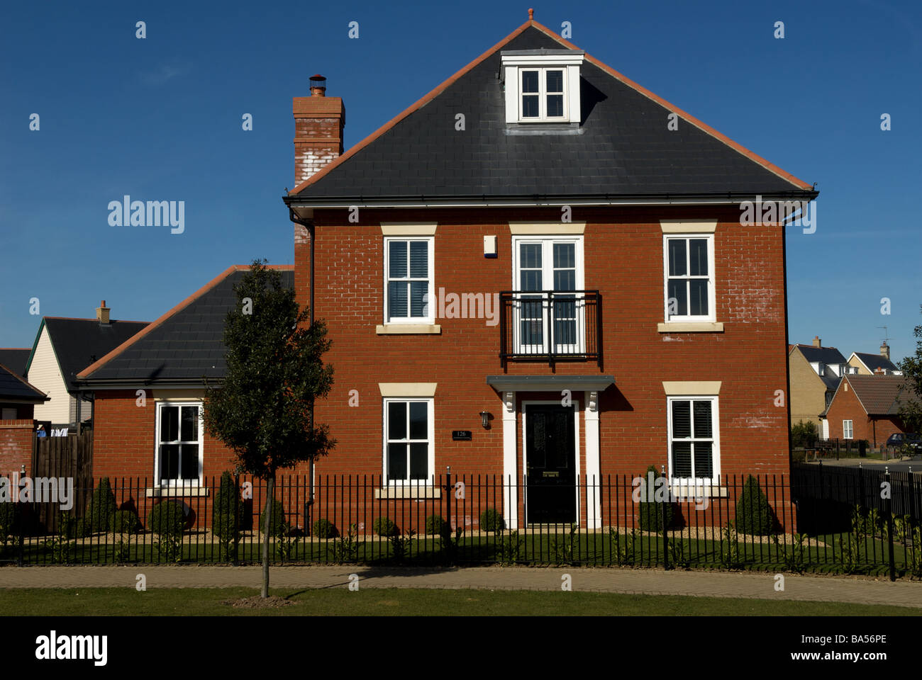 Town house on the newly constructed Ravenswood housing estate on the