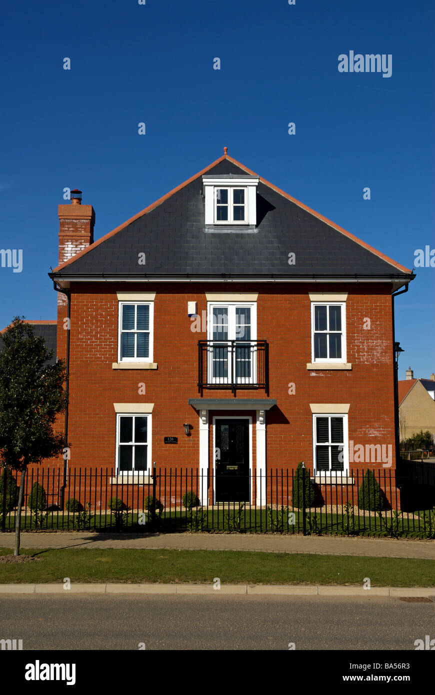 Town house on the newly constructed Ravenswood housing estate on the