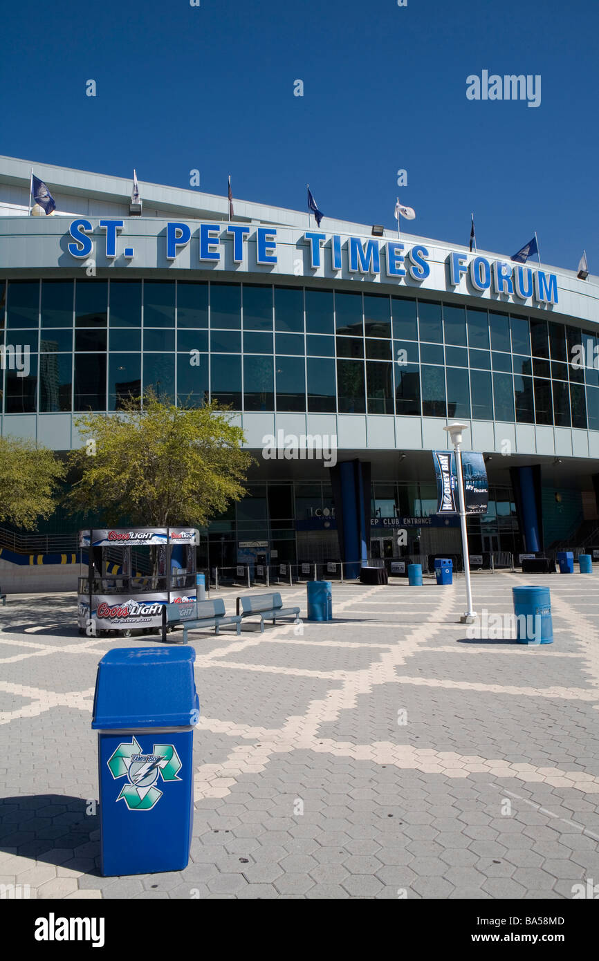 St Pete Times Forum Tampa Florida Stock Photo