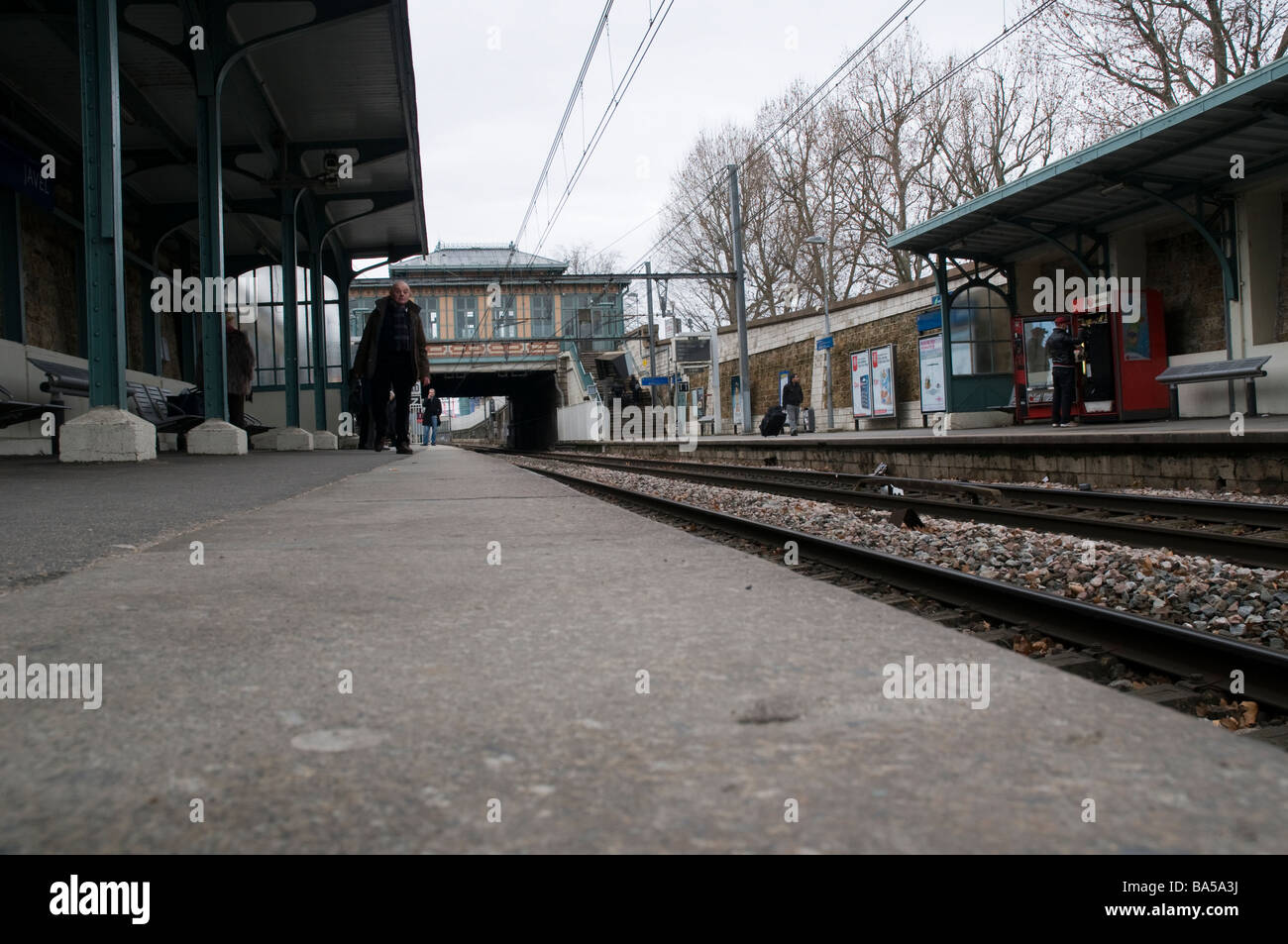 RER C Javer train station Stock Photo - Alamy