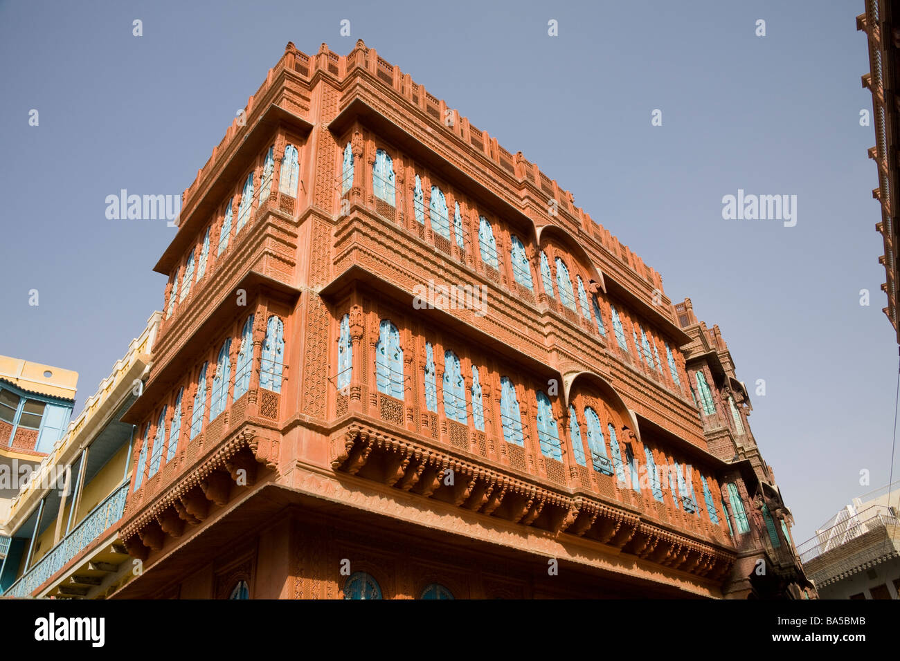 Merchants house, also known as a haveli, Bikaner, Rajasthan, India