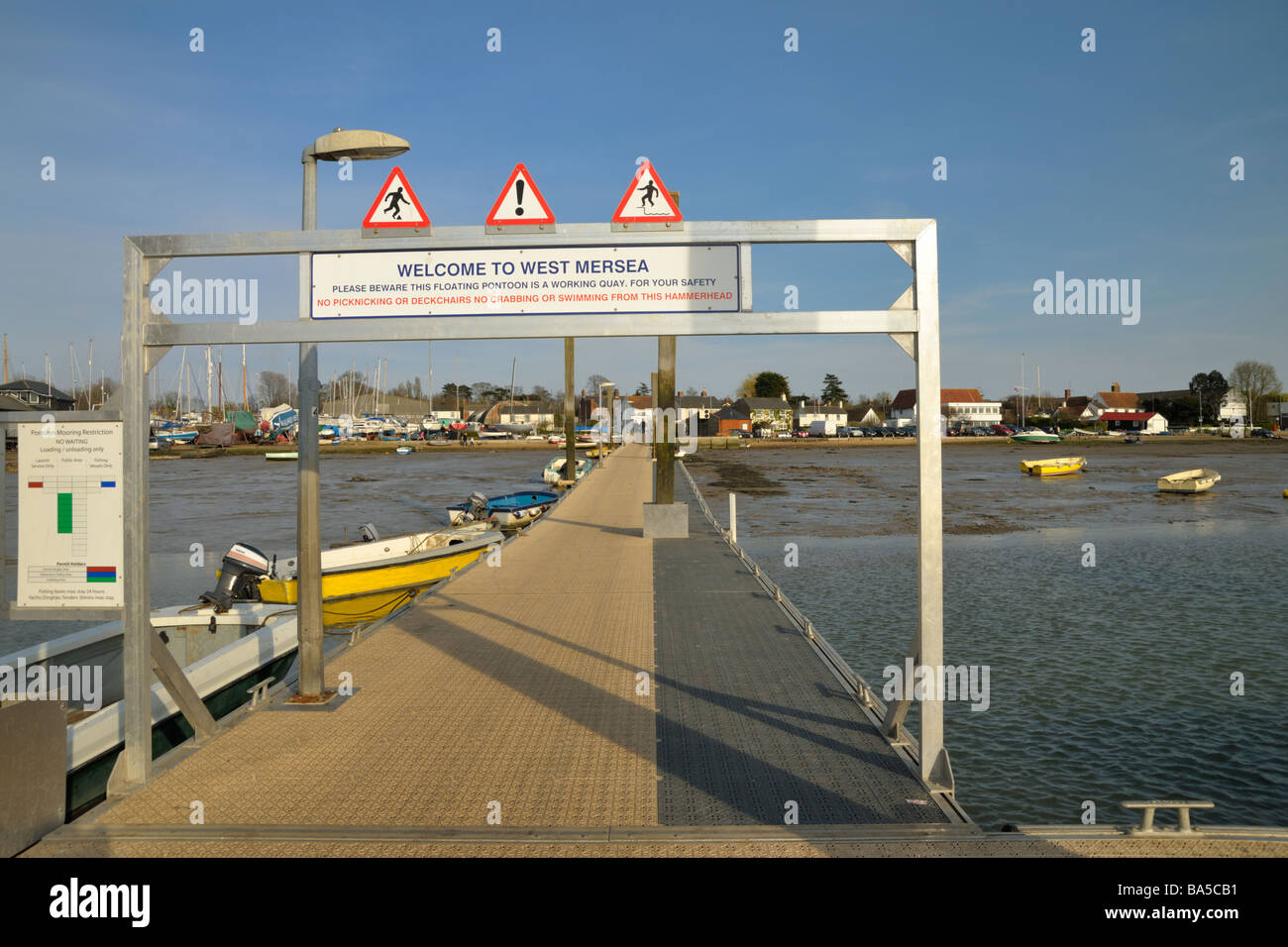 West Mersea Island Jetty Stock Photo 23476405 Alamy