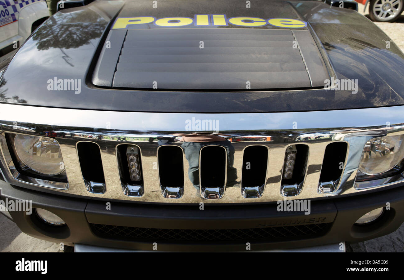 Police Jeep, Melbourne Australia Stock Photo Alamy