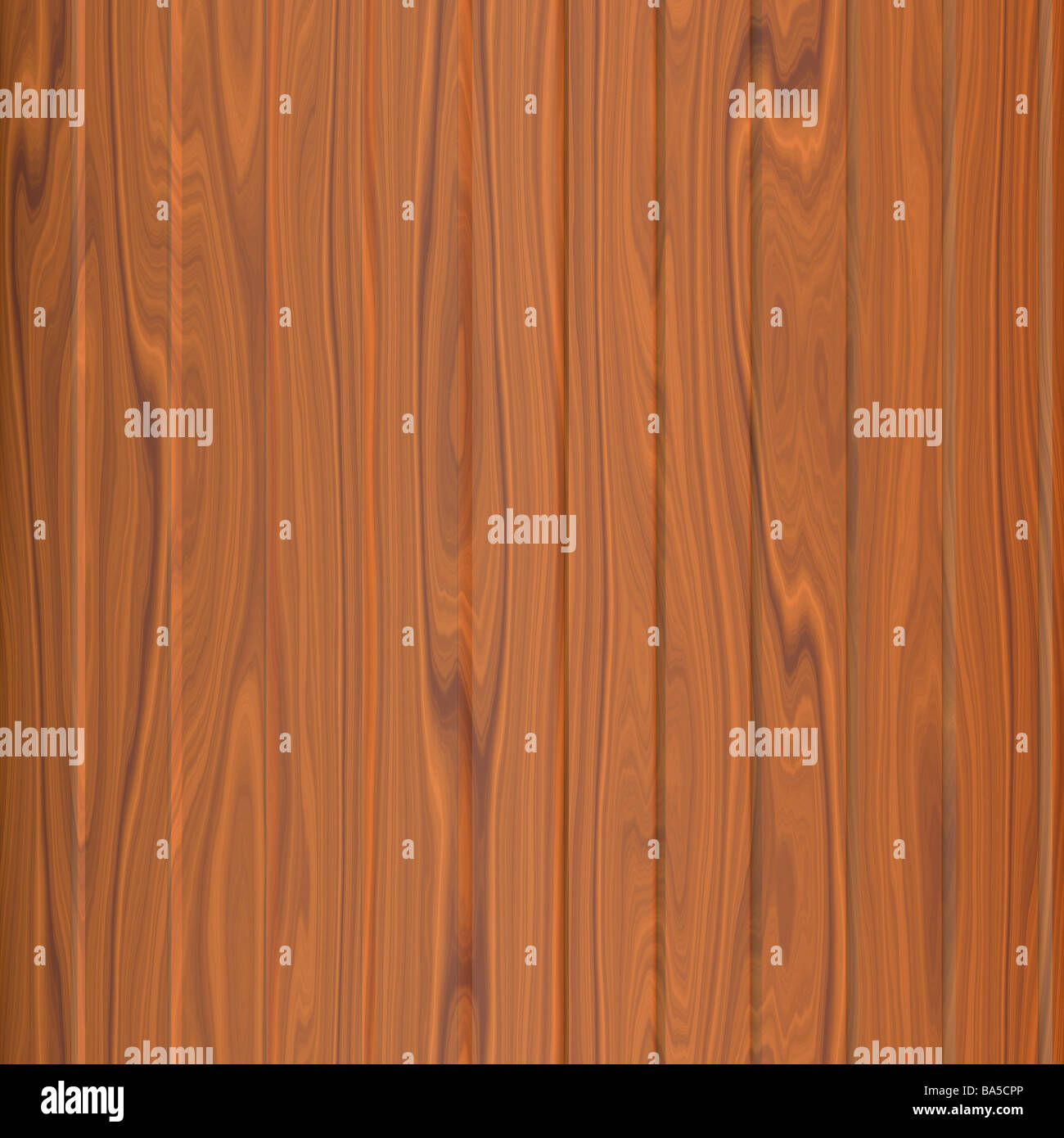 Smooth varnished wooden panelling surface pattern texture background with seamless tiling Stock Photo