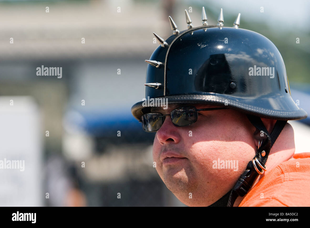 Spiked helmet american hi-res stock photography and images - Alamy