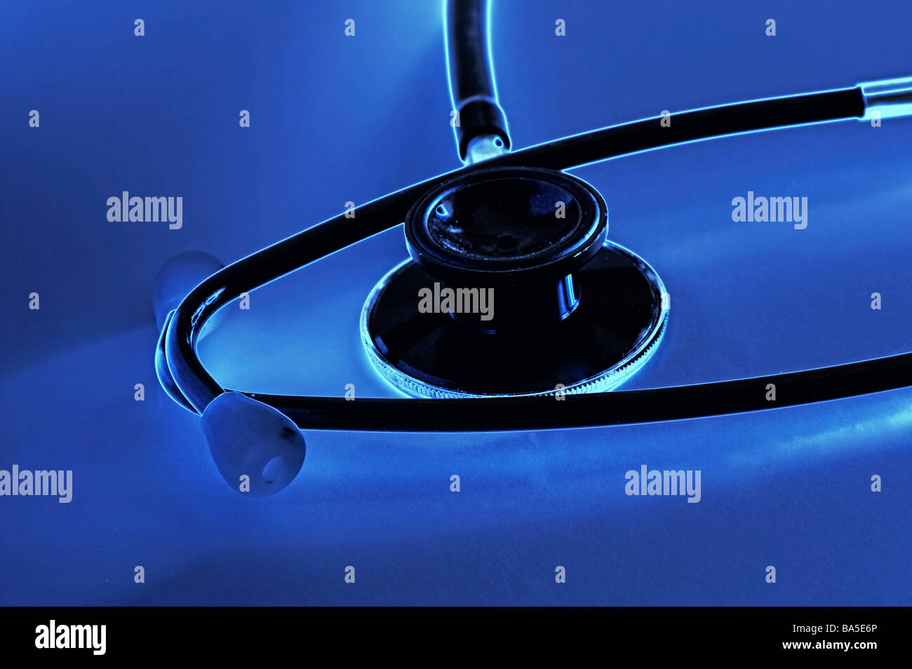 diagnostic medical stethoscope Stock Photo