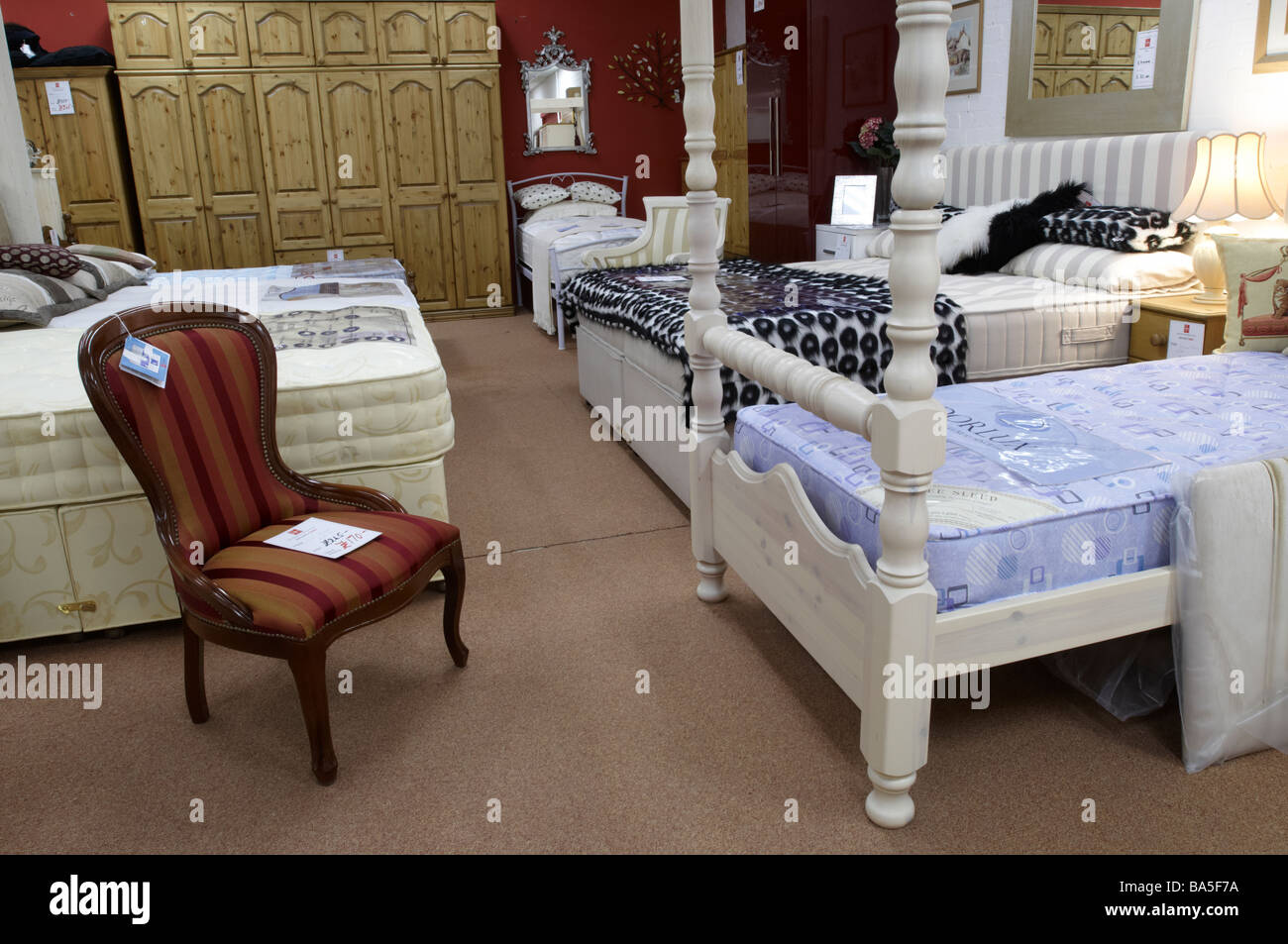 Furniture warehouse showroom Stock Photo Alamy