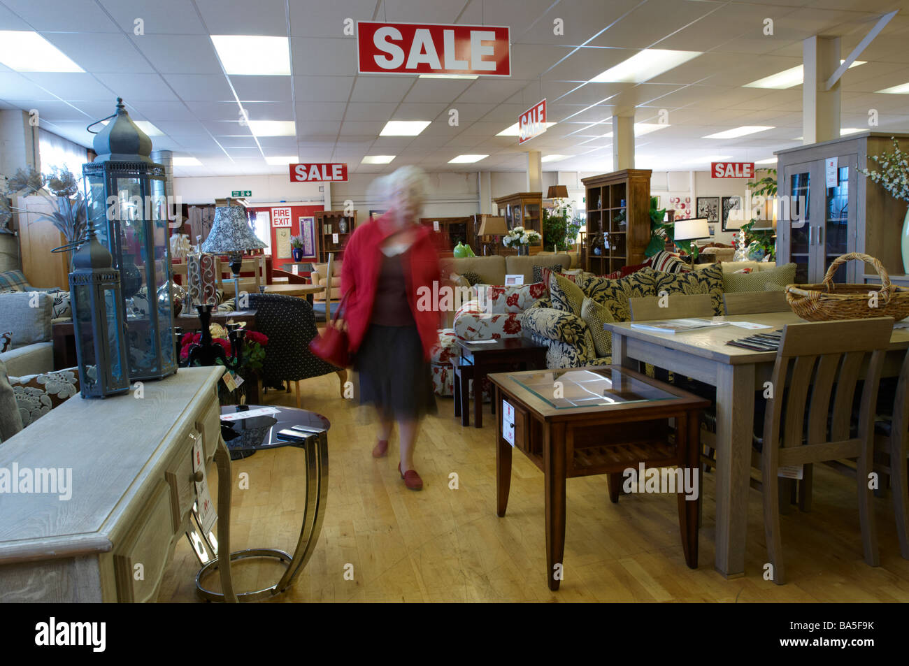 Furniture warehouse showroom Stock Photo Alamy