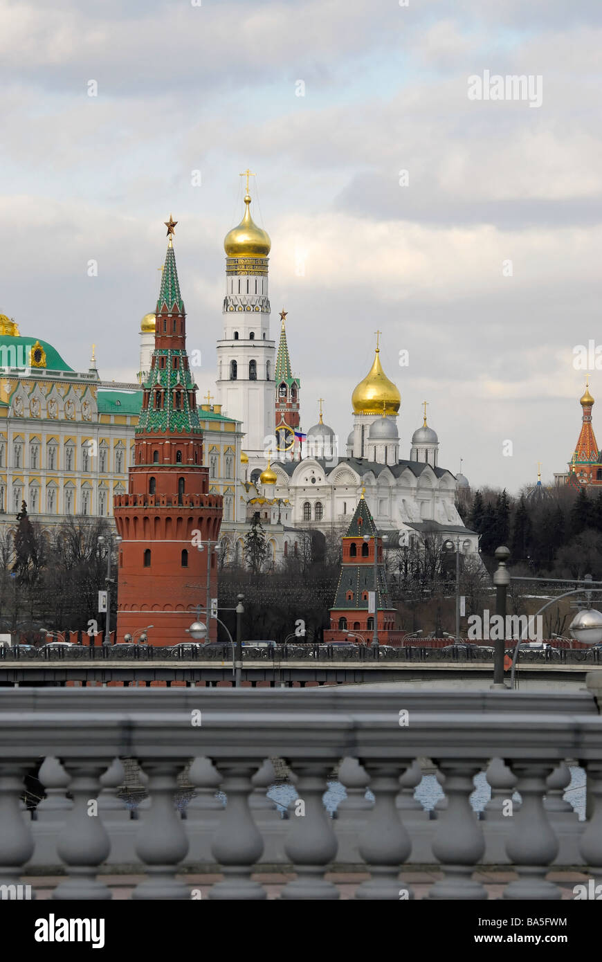 View on the Moscow Kremlin Stock Photo