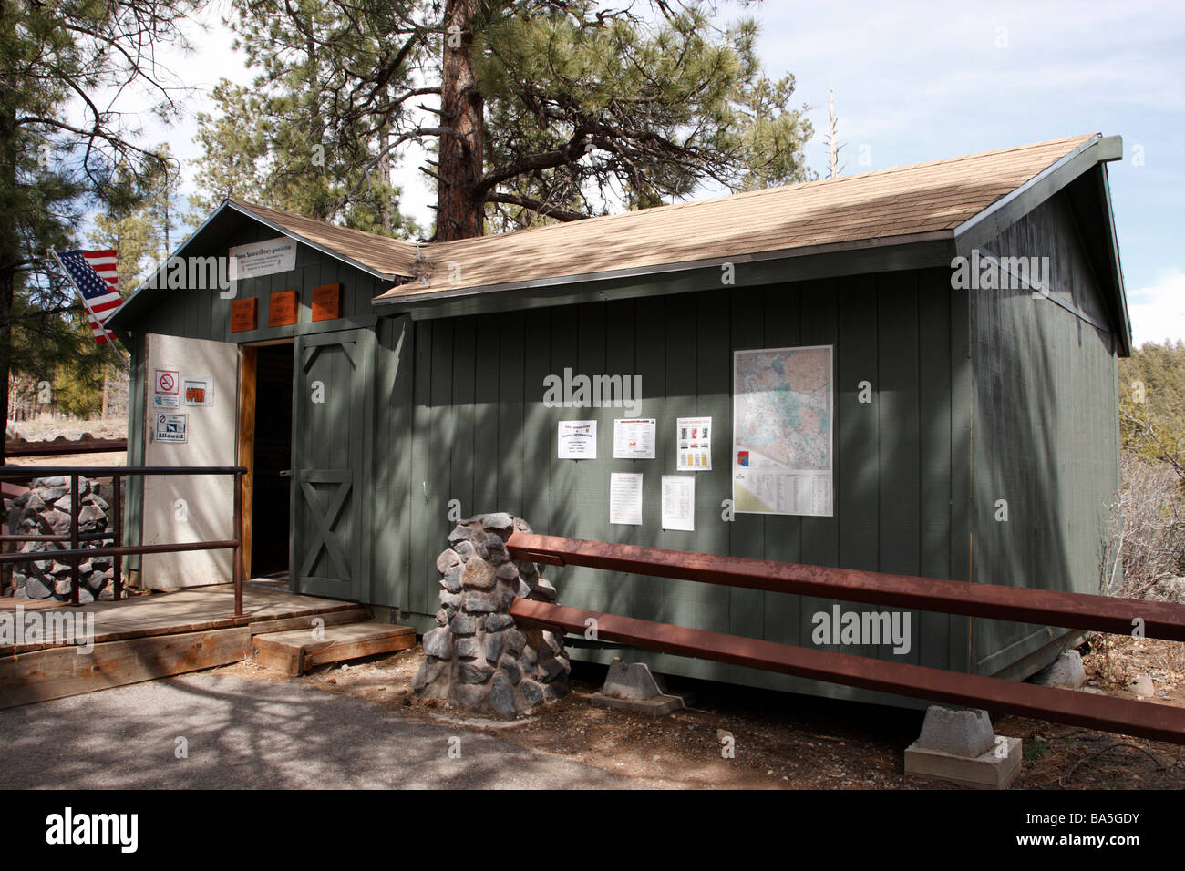 forestry information office oak creek canyon within the coconino national forest near sedona