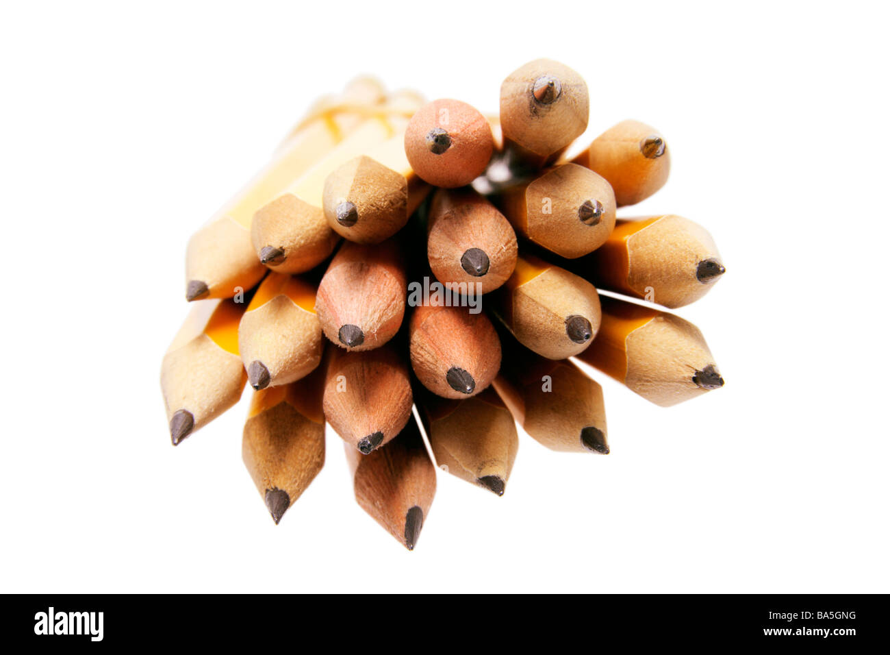 Bundle of Pencils Stock Photo
