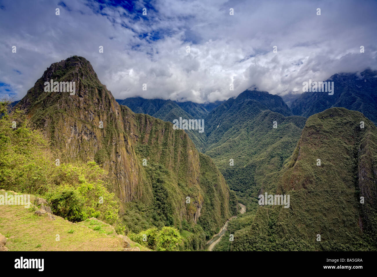 Clouds over Machu Picchu Stock Photo - Alamy