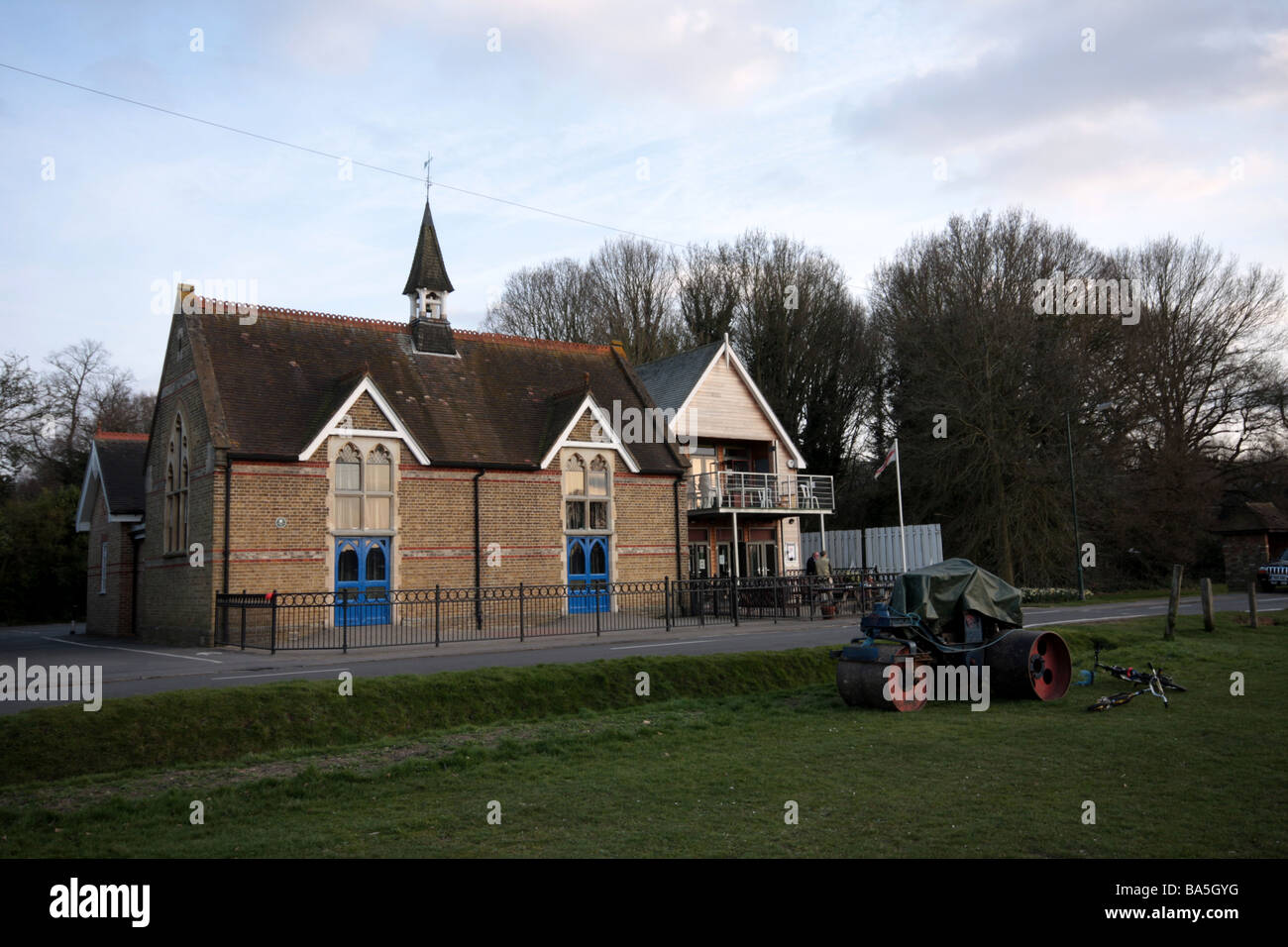 church hall, west end esher, surrey Stock Photo - Alamy