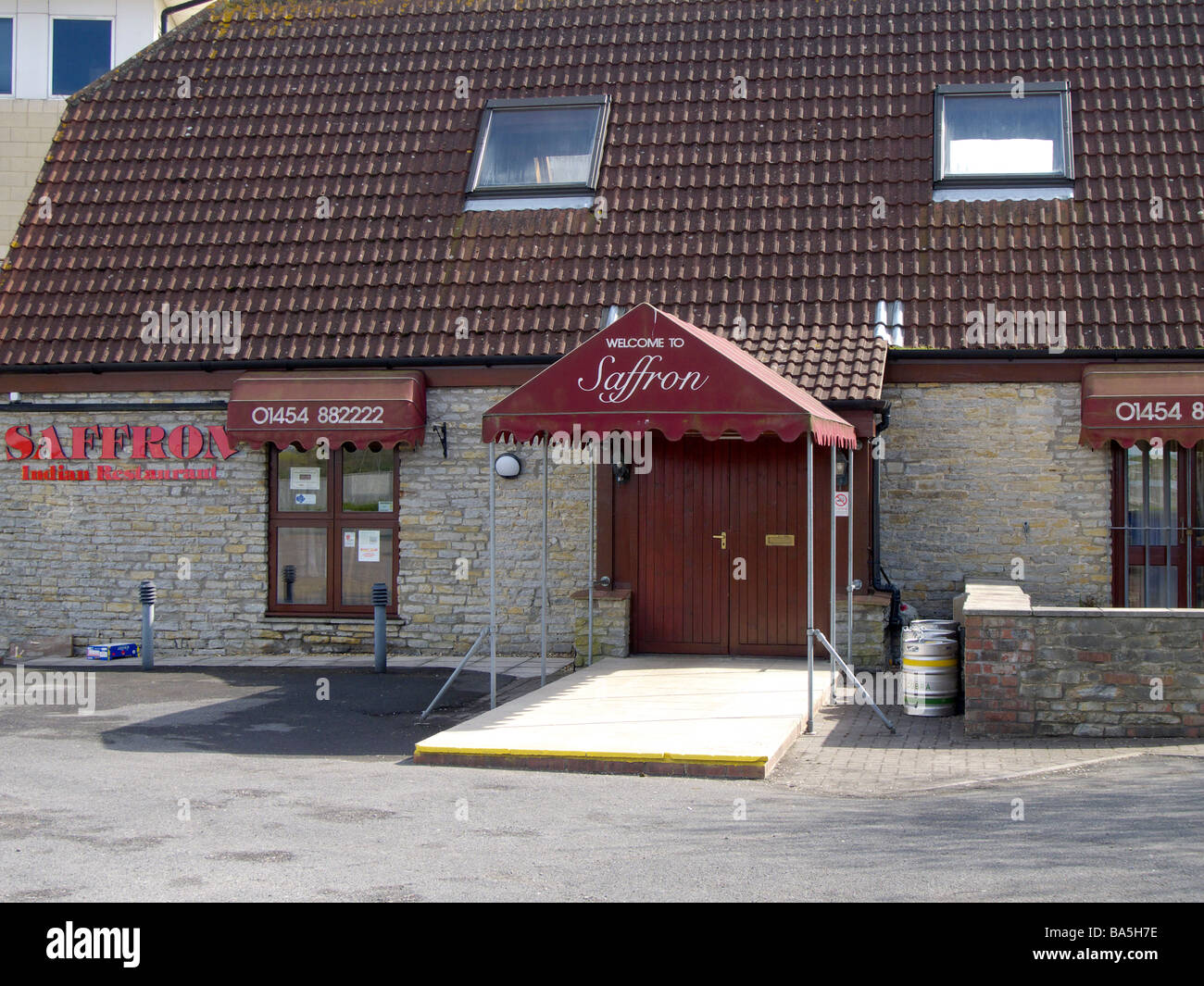 Saffron Indian Restaurant Stock Photo - Alamy
