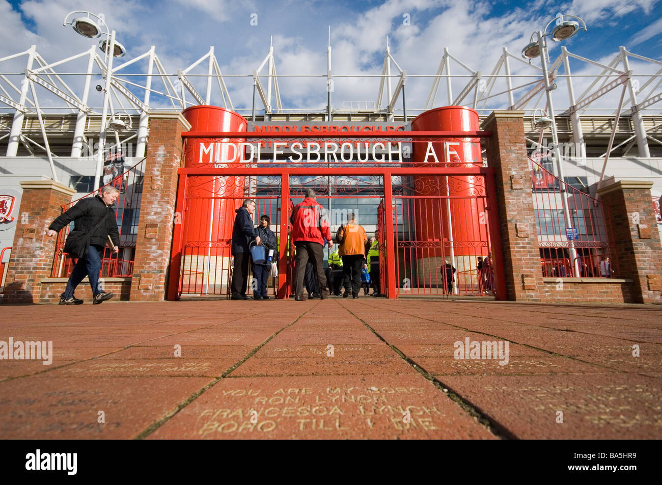 The Riverside Stadium, home of Middlesbrough Football Club since 1995