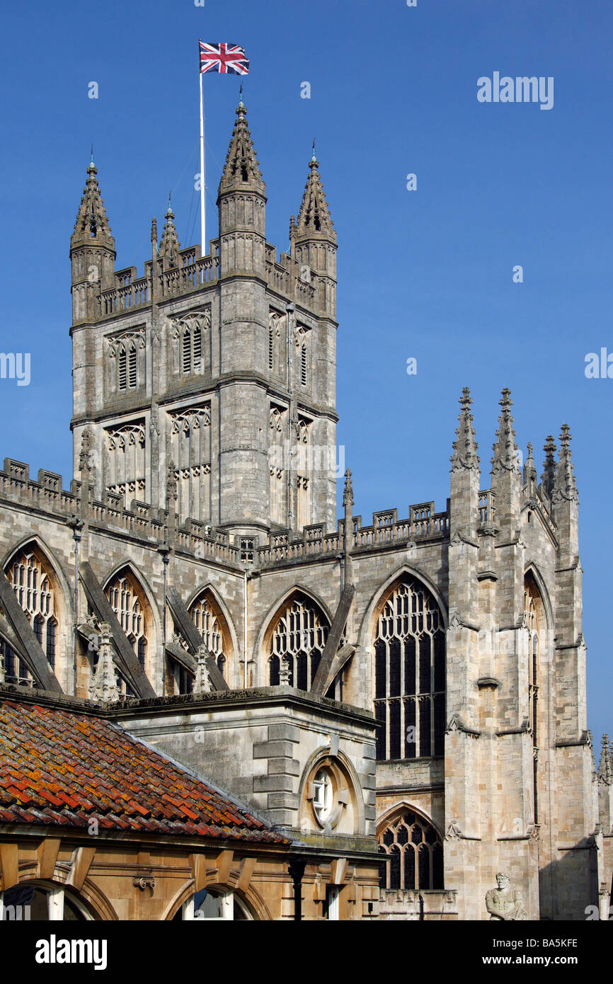 Bath Abbey in the City of Bath in South West England Stock Photo
