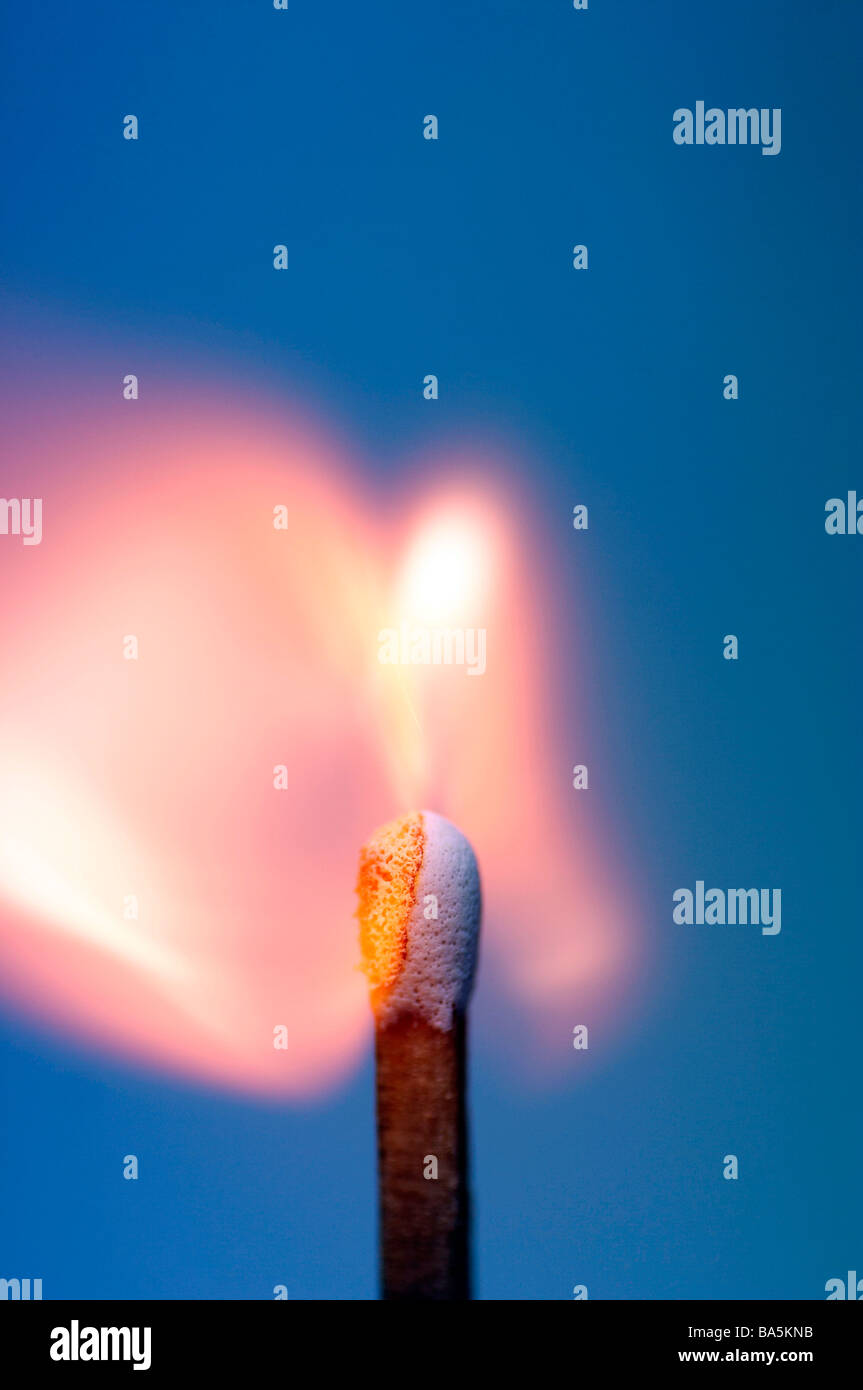 a lighting match Stock Photo Alamy