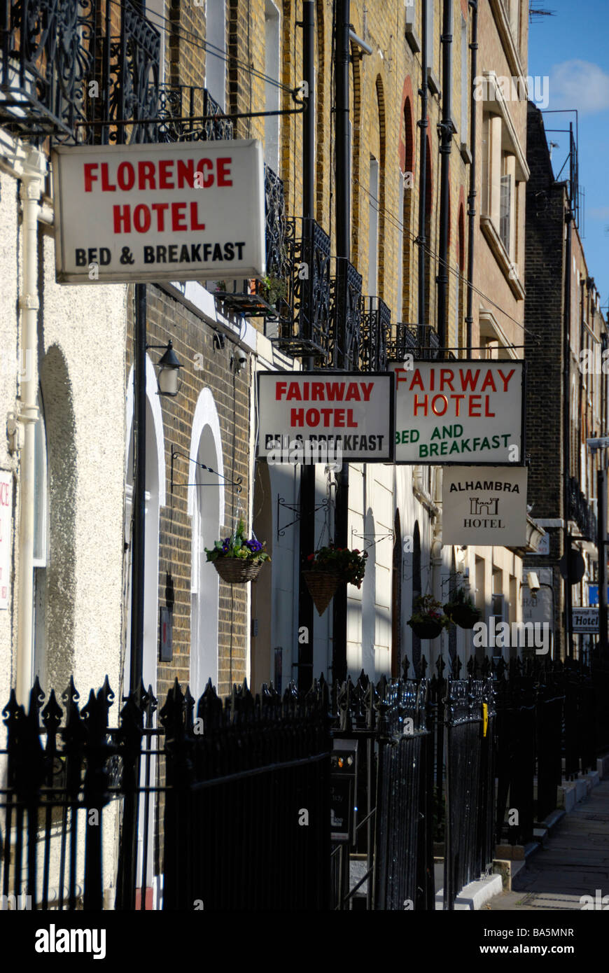 Hotels in Argyle Street near Kings Cross London WC1 Stock Photo Alamy