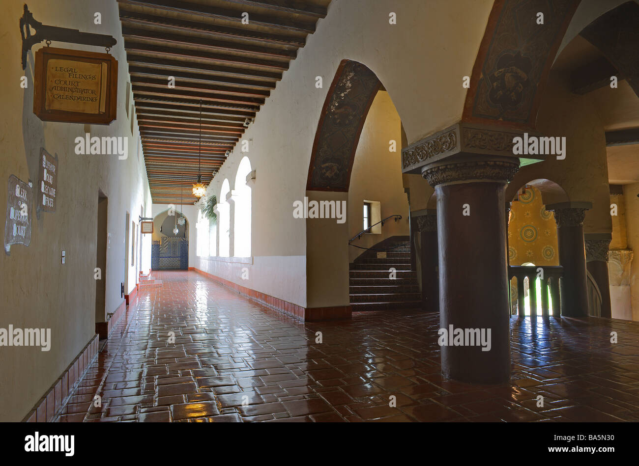 Santa Barbara Courthouse Stock Photo Alamy