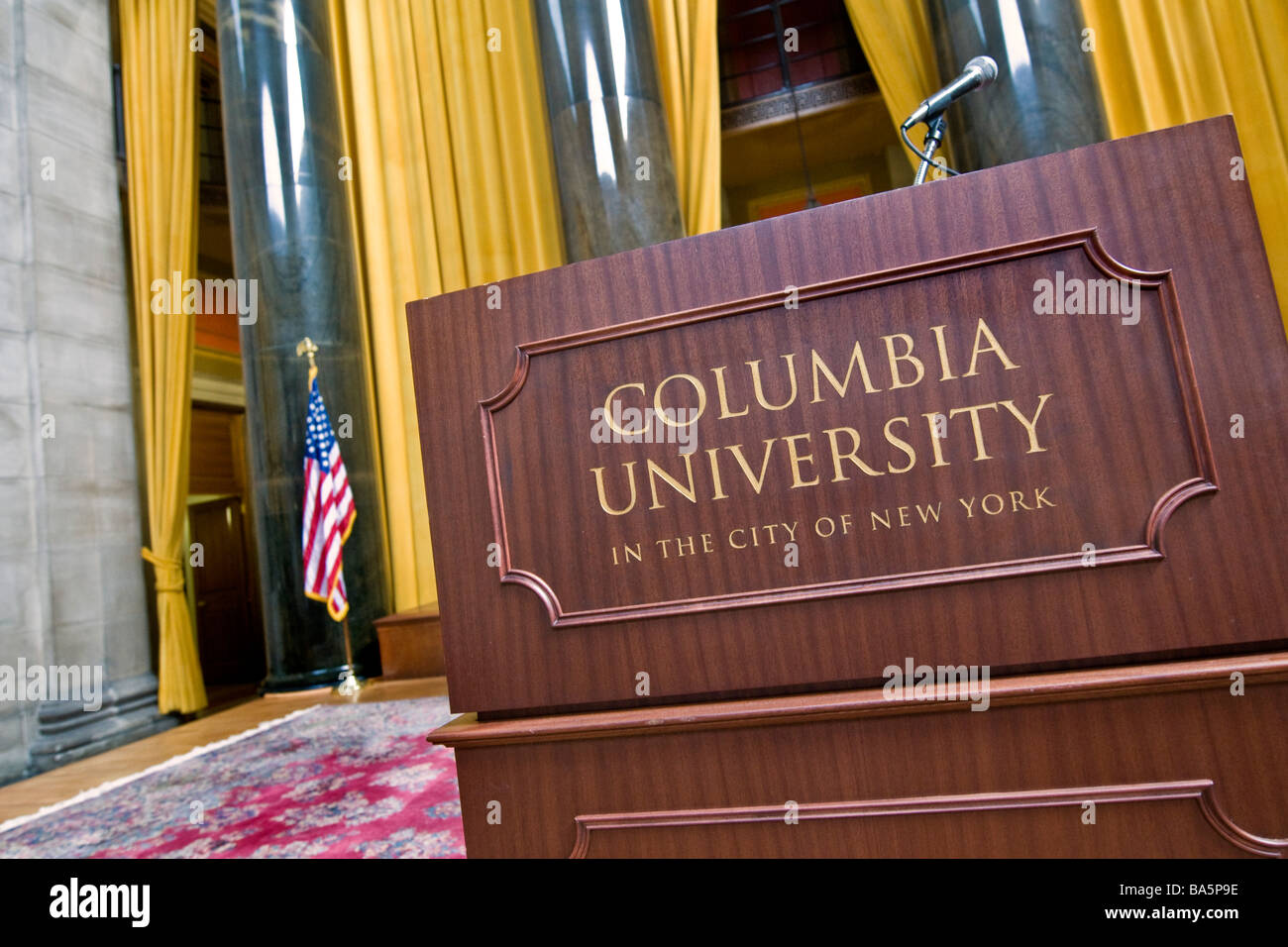 Columbia University Harlem New York United States of America Stock