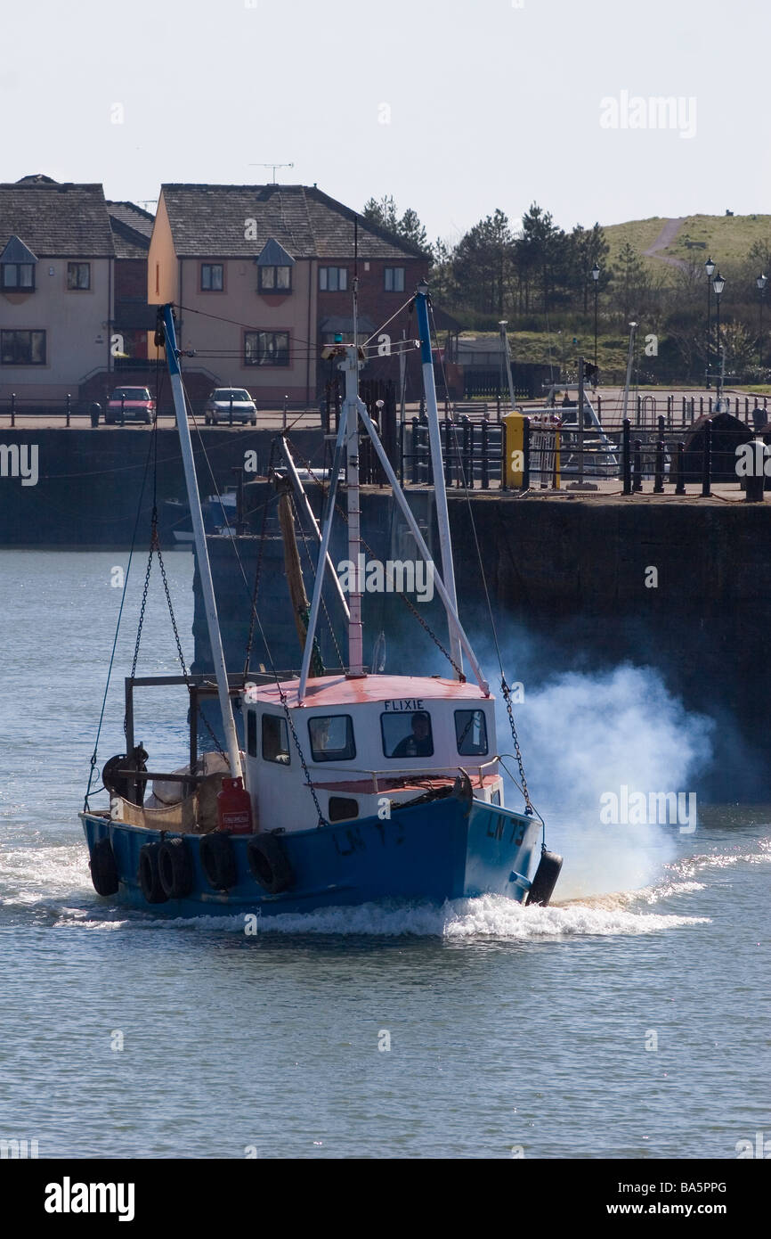 Smoke fishing boat hi-res stock photography and images - Alamy