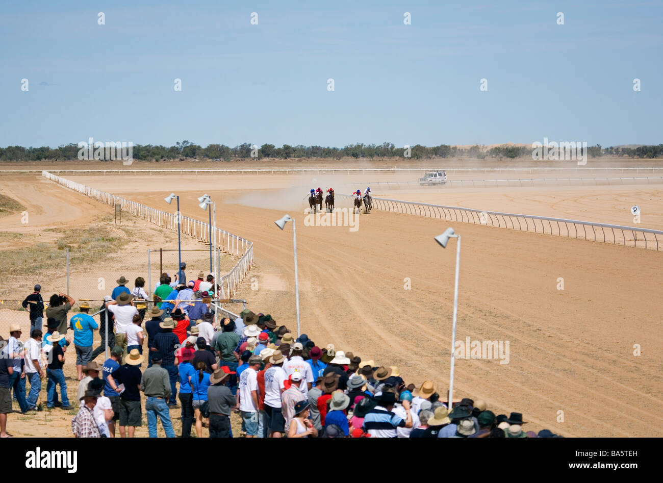 Birdsville races.  Birdsville, Queensland, AUSTRALIA Stock Photo