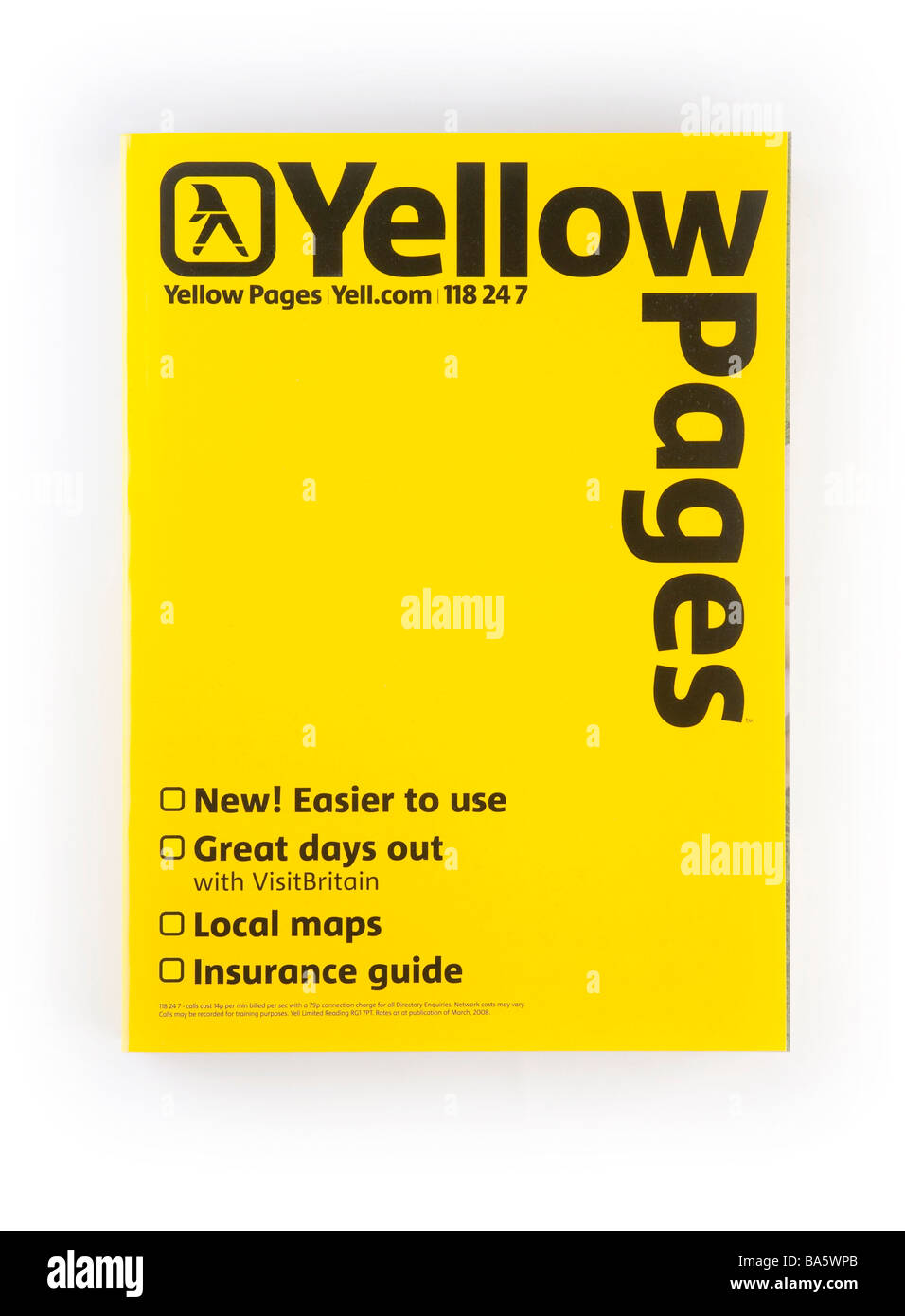 yellow pages book cover