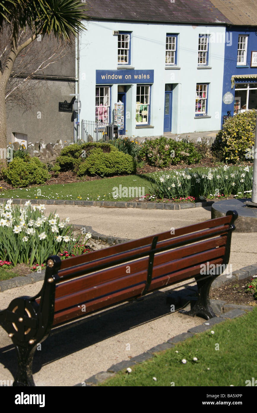 City Of St David S Wales Public Seating Bench Within The War