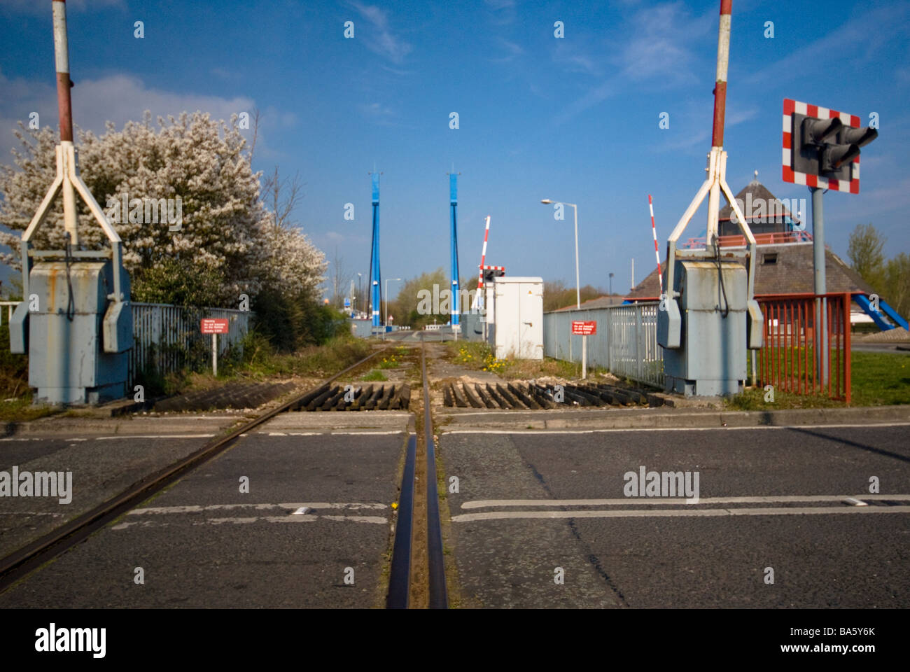 Preston Dock Railway Stock Photo Alamy