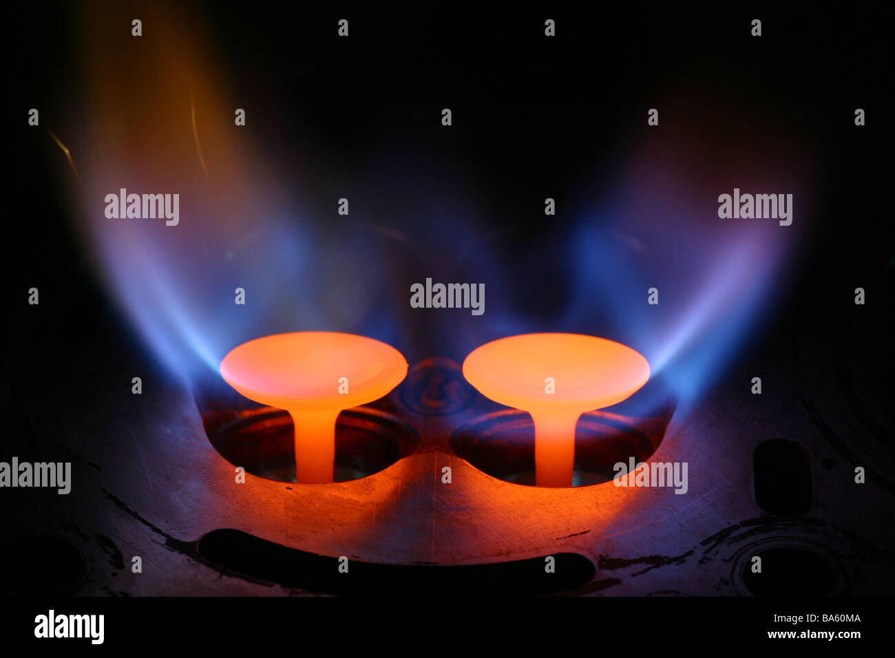 Automobileindustry technology motor cylinder head gasstream Airflow