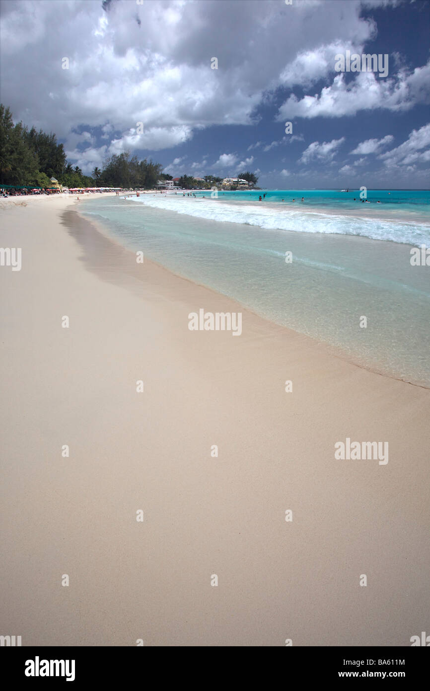 Worthing Beach, South Coast of Barbados, 'West Indies' Stock Photo