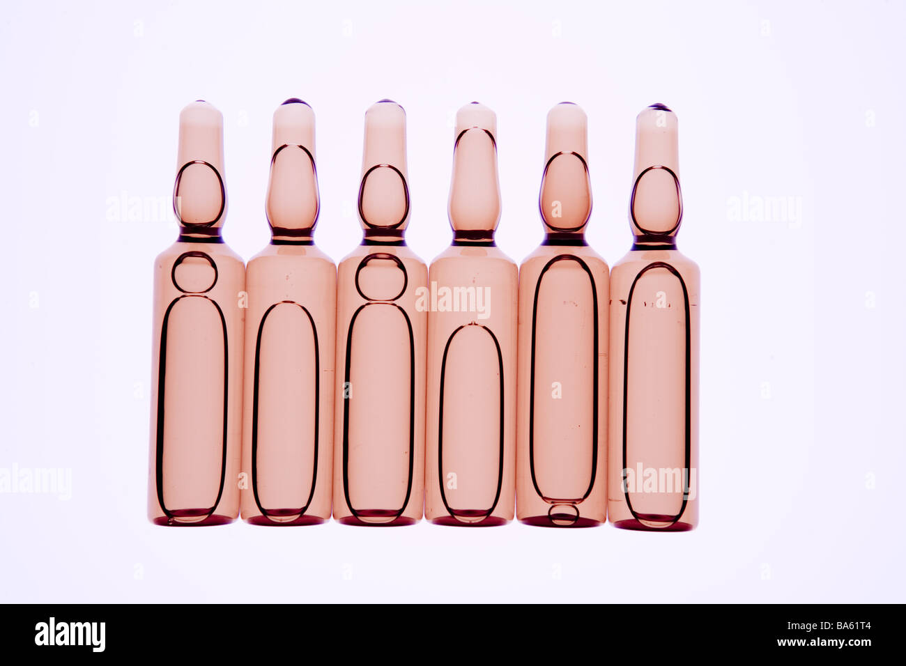 Ampoules row series cosmetics medicine medically medication pharmacy pharmaceutically remedies