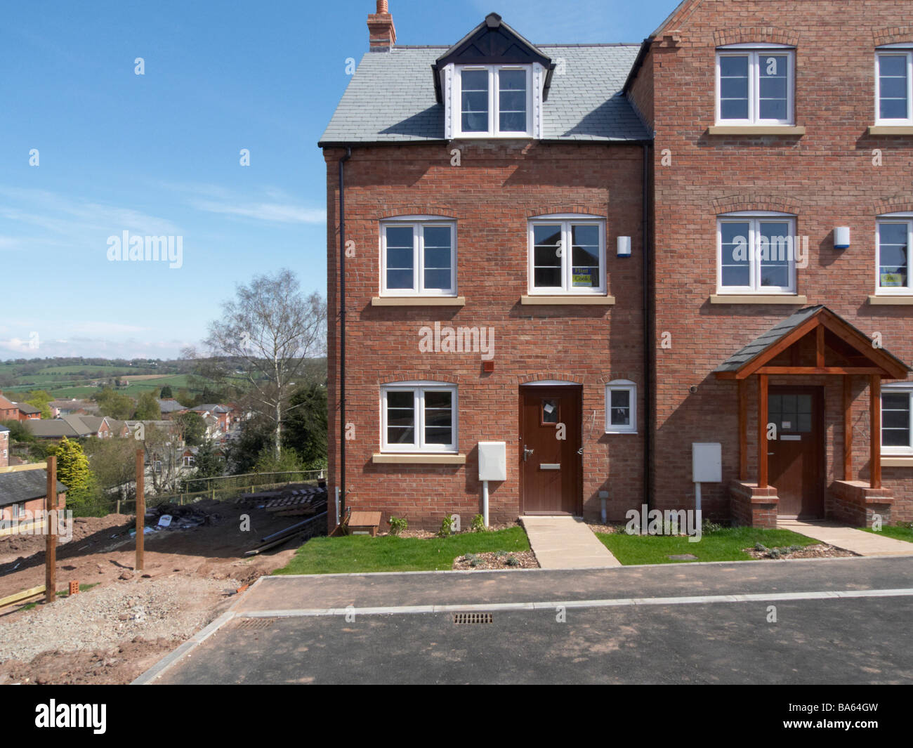 new housing development Stock Photo Alamy