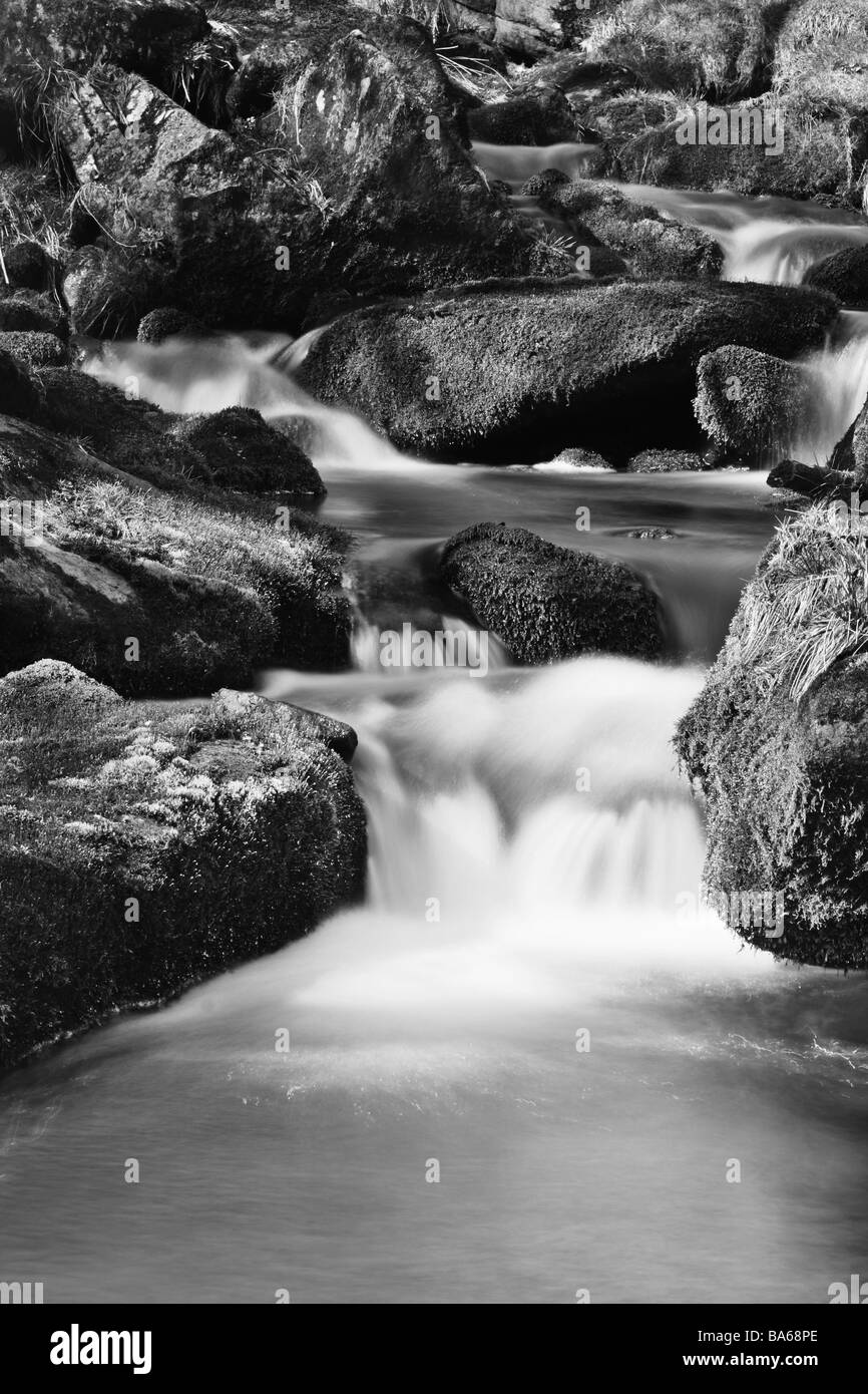 Yorkshire waterfalls Black and White Stock Photos & Images - Alamy