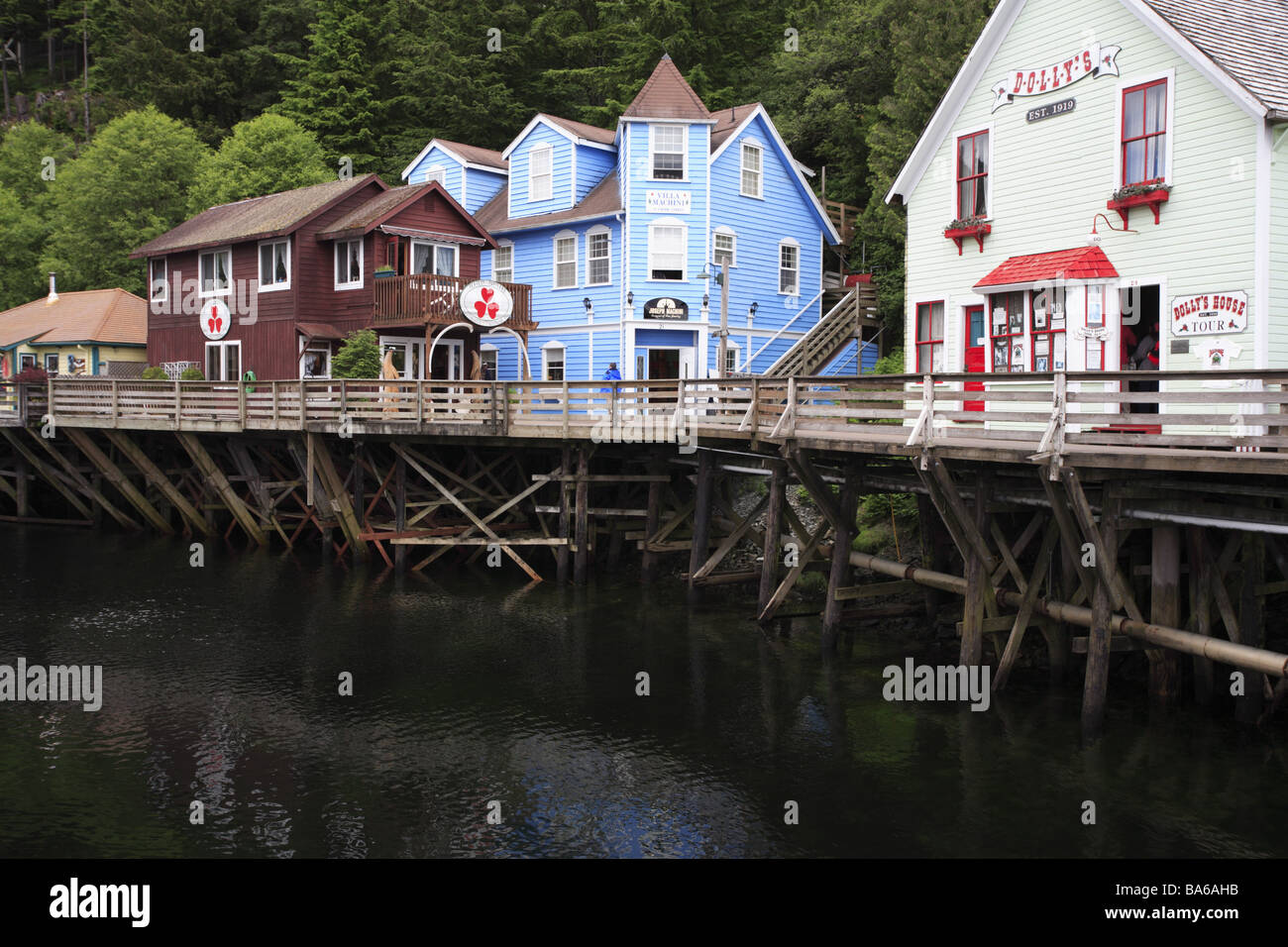 USA Alaska Alexanderarchipelago Revillagigedo Iceland Ketchikan river
