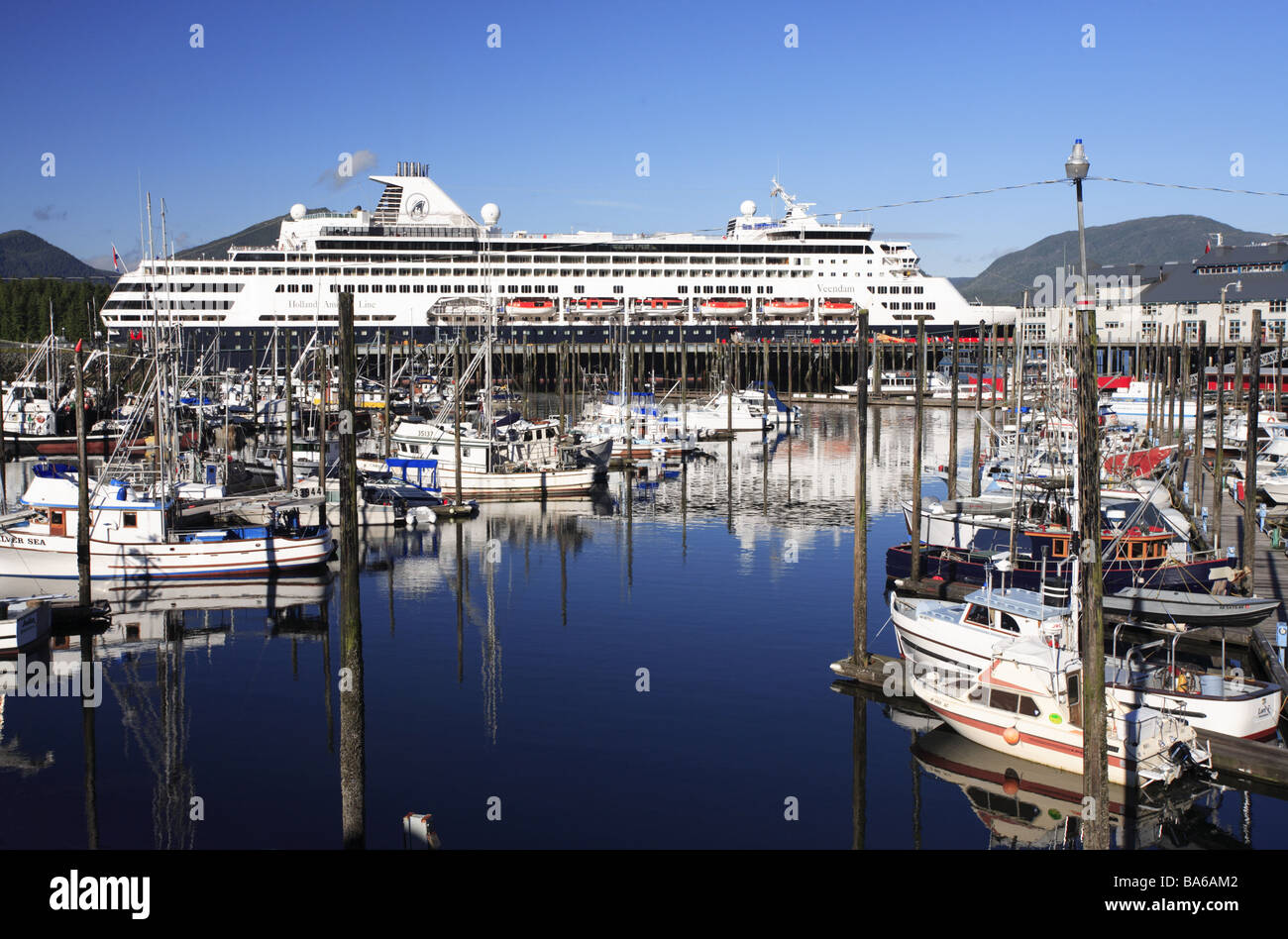 USA Alaska Alexanderarchipelago Revillagigedo Iceland Ketchikan harbor