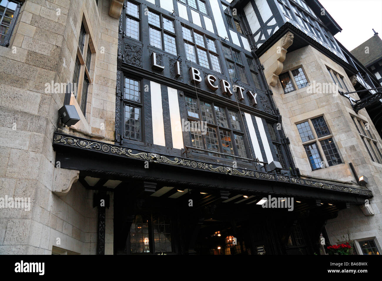Liberty department store mock tudor entrance, Great Marlborough Street