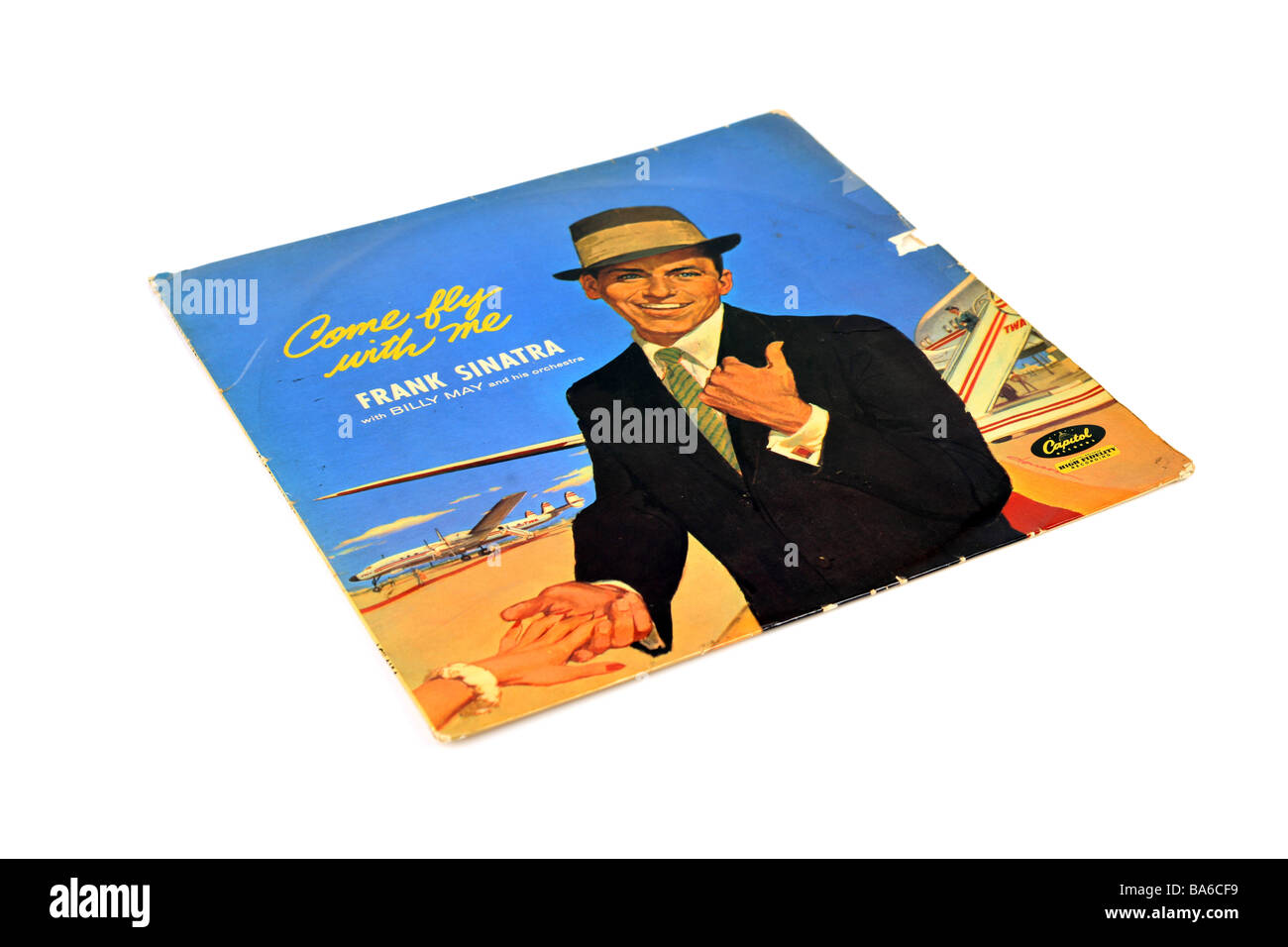 A 1960s Record Sleeve Depicting Artwork For The Film Come Fly With