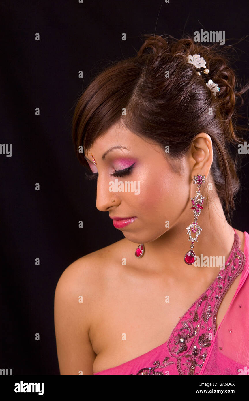 Young Asian woman eyes closed Stock Photo - Alamy