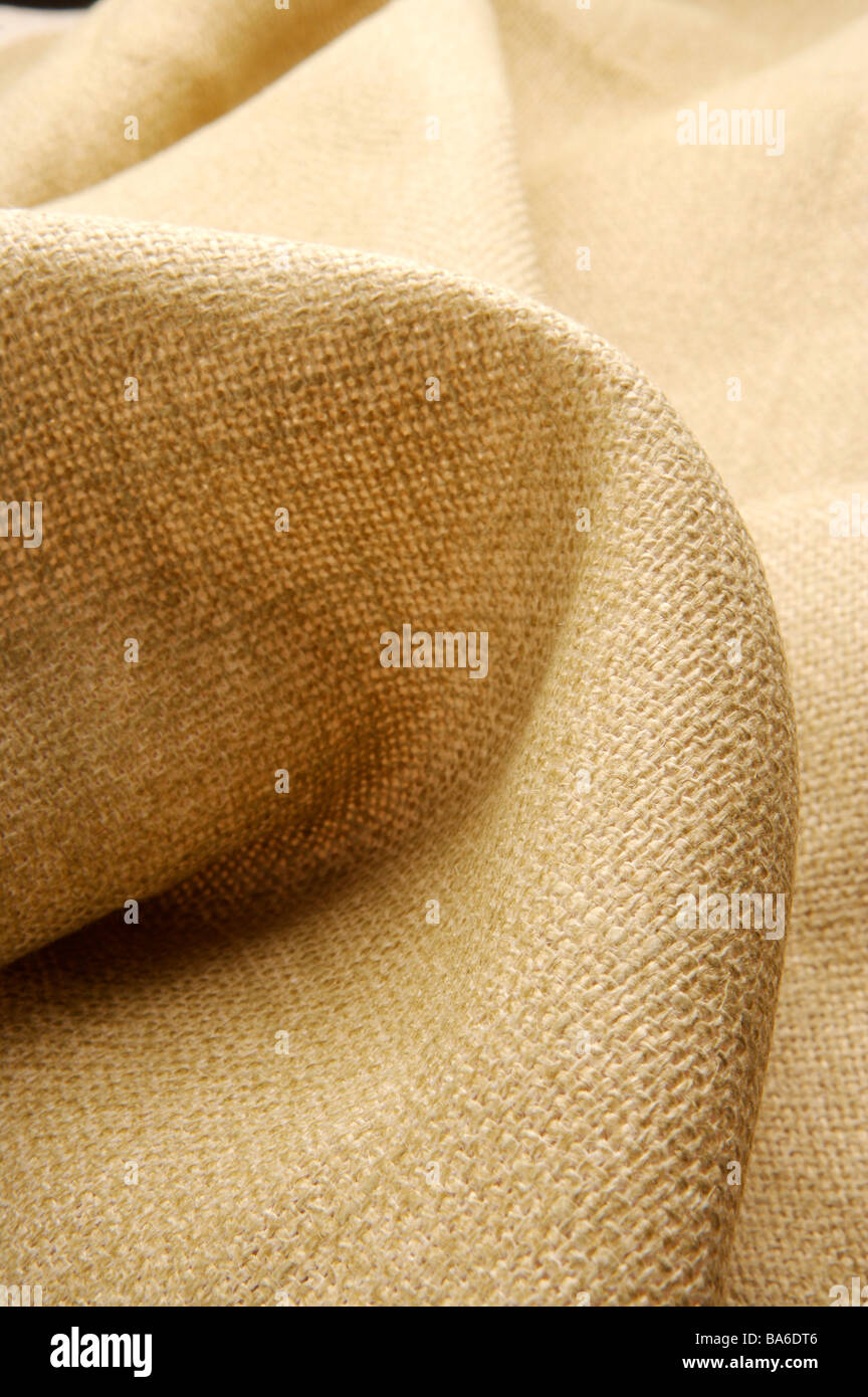 Crumpled linen close up Stock Photo Alamy