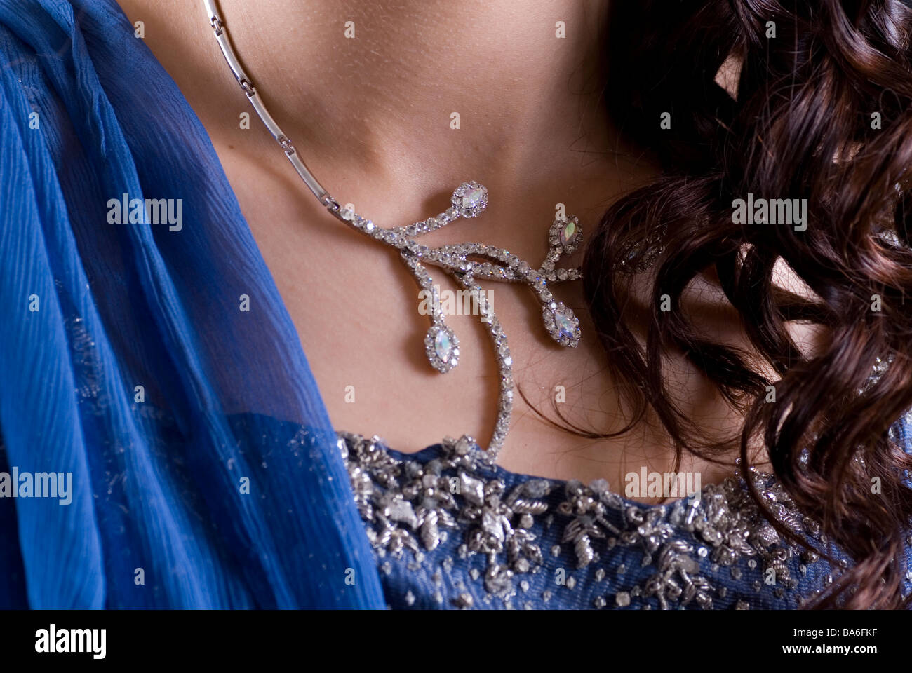 Indian girl wearing jewelry hi-res stock photography and images - Alamy