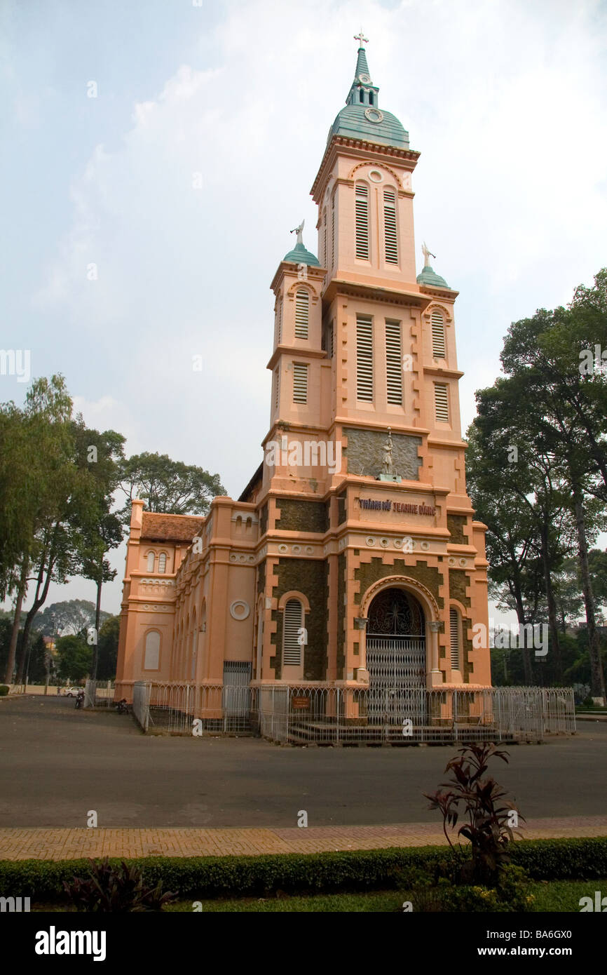 The Thanh Nu Jeanne Darc Vang Lang Church in Ho Chi Minh City Vietnam Stock Photo