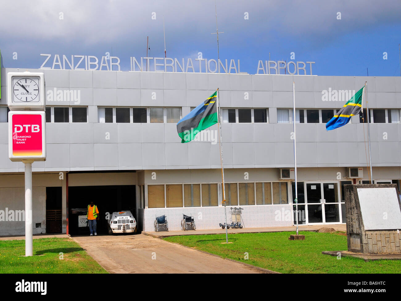 Zanzibar Airport,Stone Town,Tanzania,Africa Stock Photo