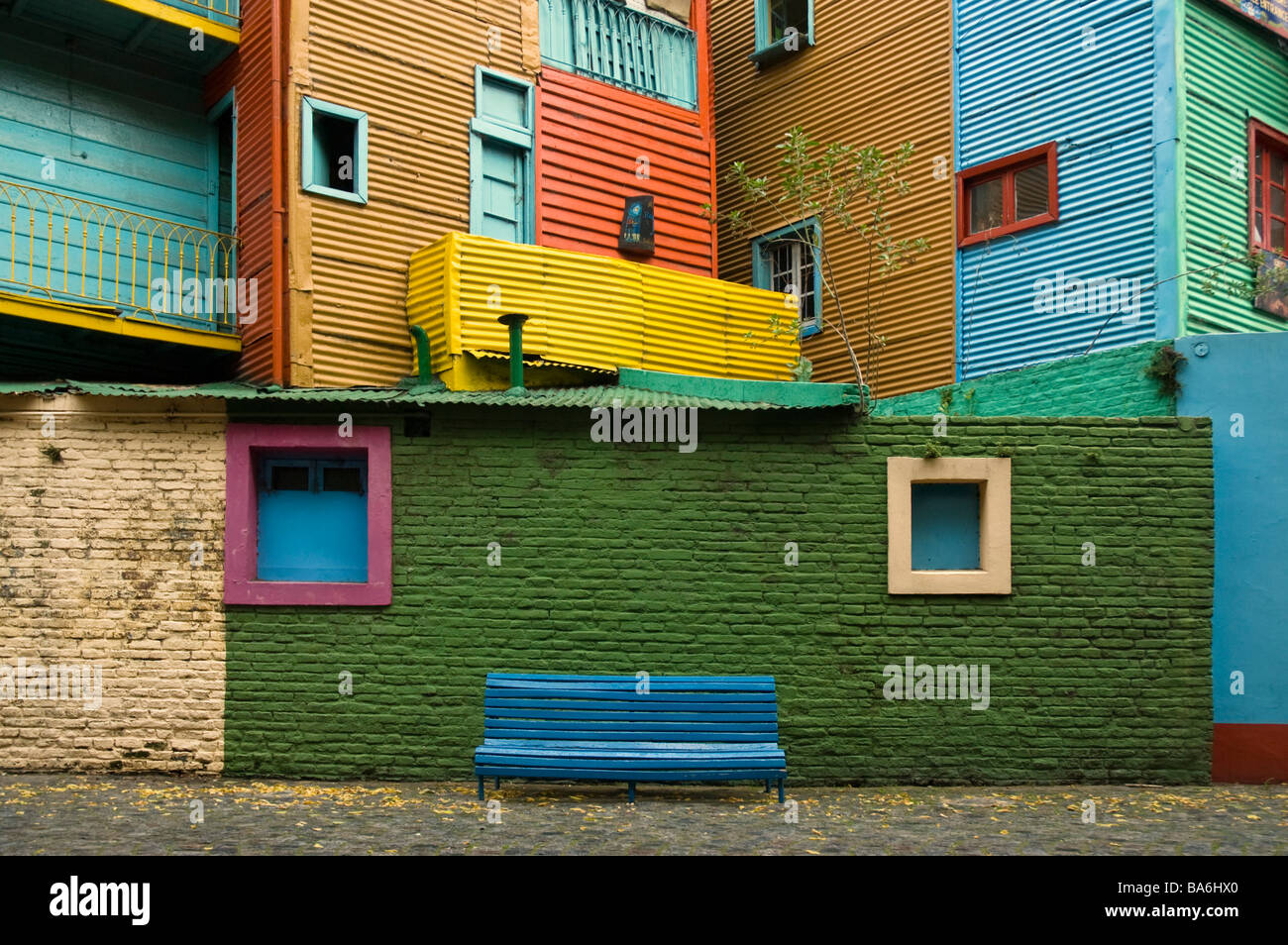 Colorful houses at La Boca, Buenos Aires Stock Photo Alamy