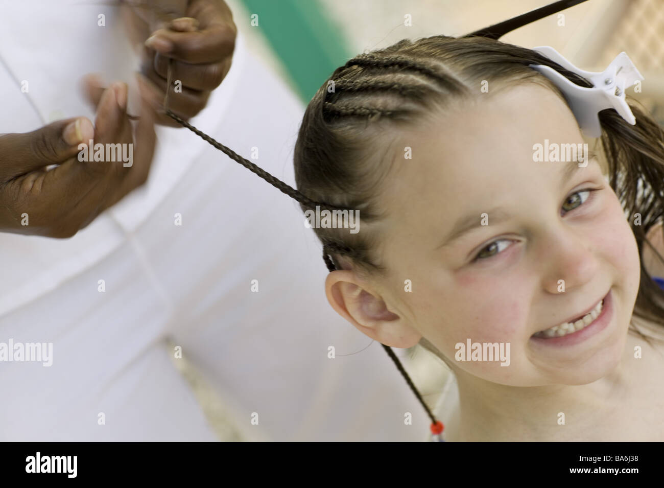 Dominican Republic People Of Color Detail Hands Girls Braids